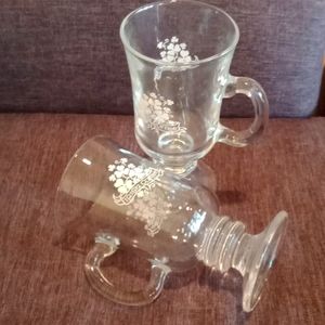 Pair of Irish coffee mugs from Ireland